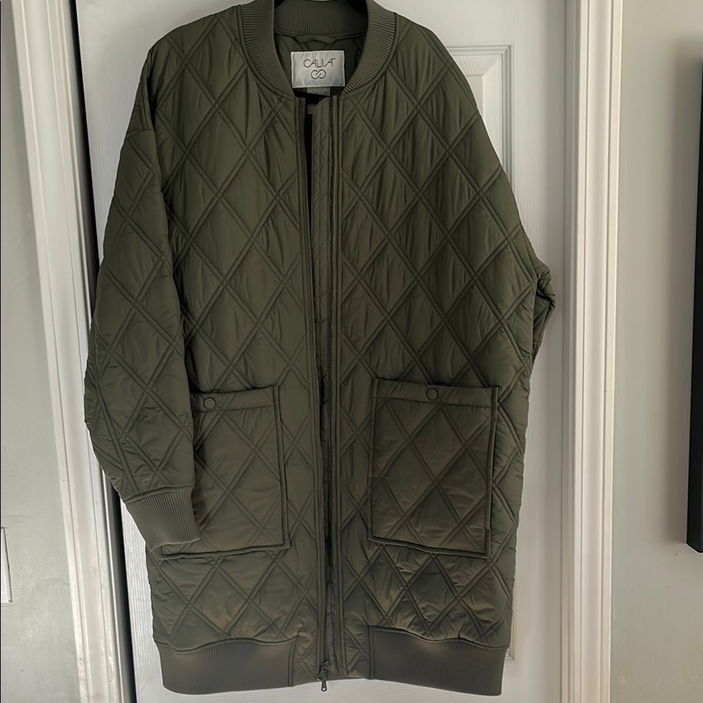 Calia Olive Quilted women’s Jacket